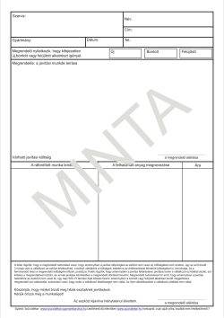 Javítási munkalap A/4-es pdf (eszköz)